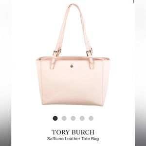 Tory Burch Saffiano Small Tote Bag